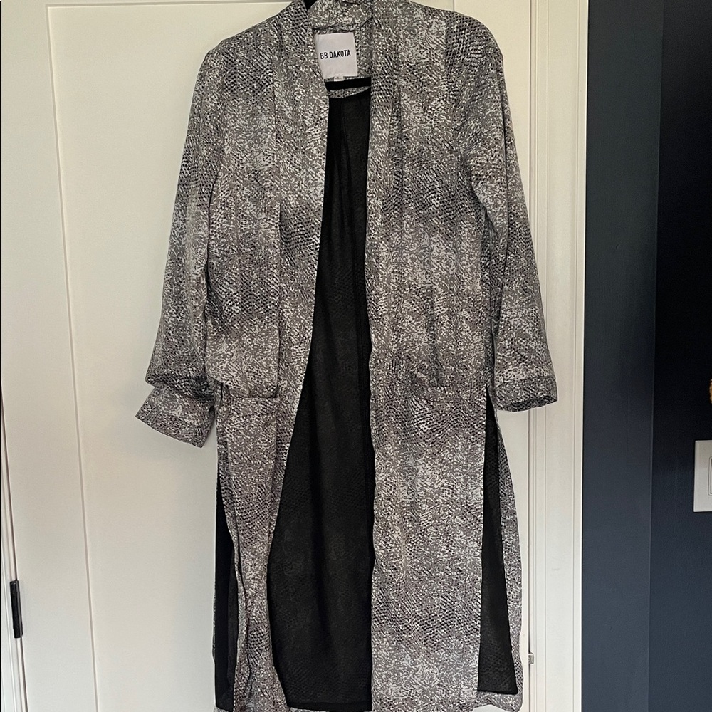BB Dakota x Anthropologie animal print duster jacket - small